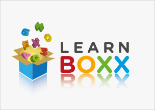 surprise learn box logo design