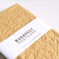 budapest postcards, photography and packaging design