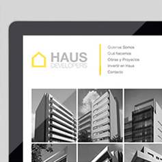 haus - achitecture stationary and web design
